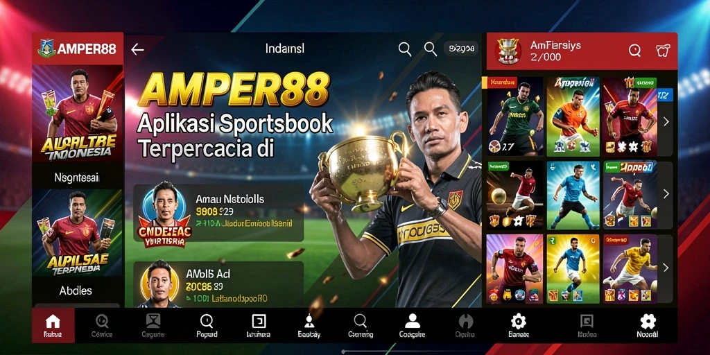 Tampilan gameplay Sportsbook di AMPER88 yang menarik dan interaktif.