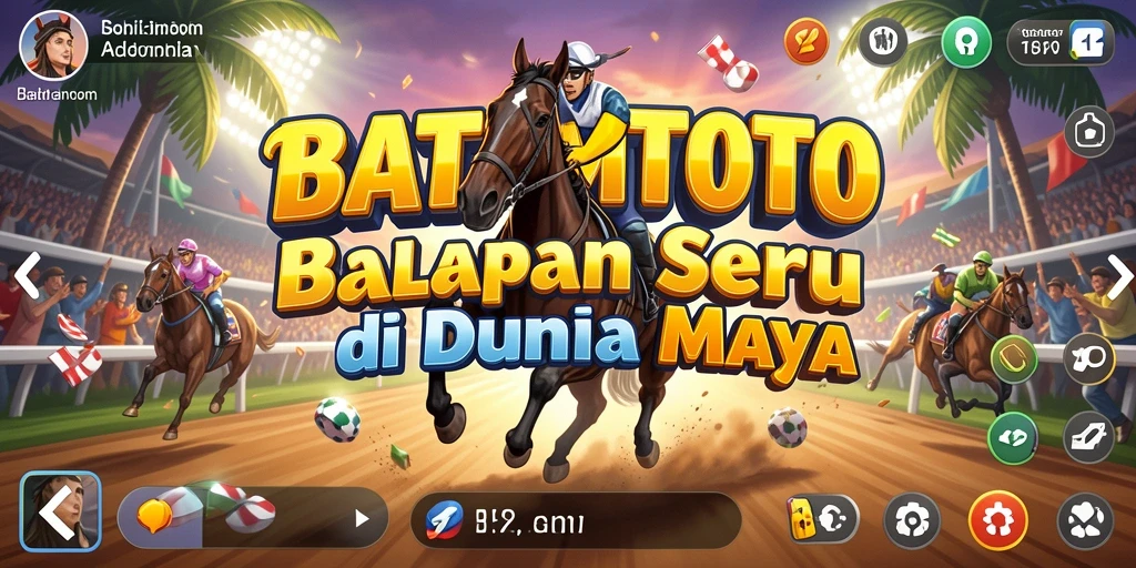 Gameplay seru di BATAMTOTO dengan mobil balap yang memukau.