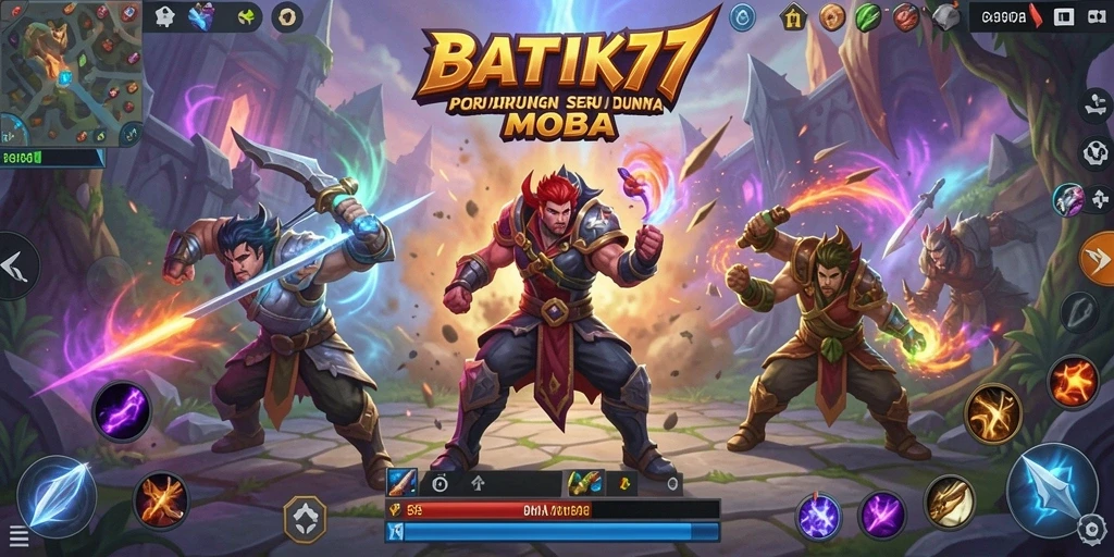 Gameplay seru dan strategi yang mendebarkan di BATIK77.