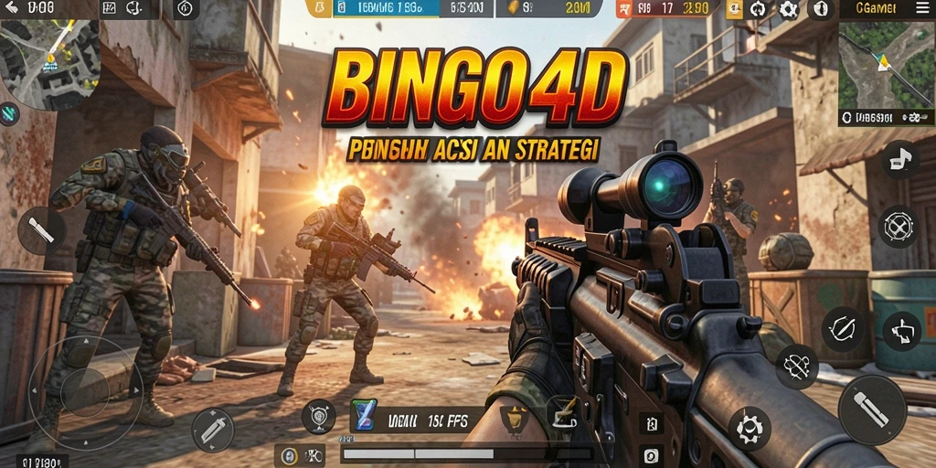 Screenshot gameplay BINGO4D yang menegangkan dan penuh aksi.