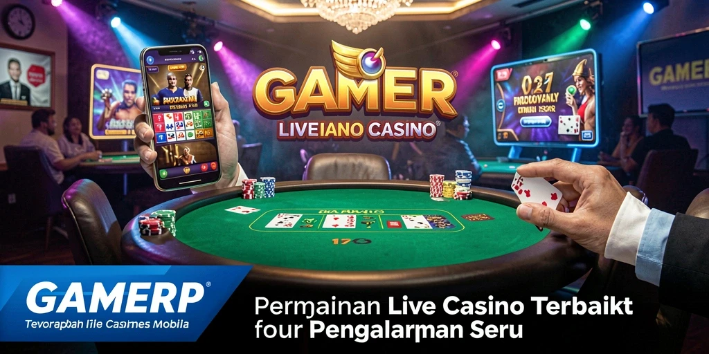 Gameplay Live Casino yang menarik dan interaktif di GAMERP.