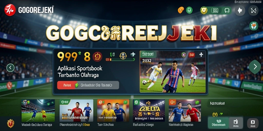 Screenshot GOGOREJEKI menampilkan pengalaman taruhan olahraga yang seru.