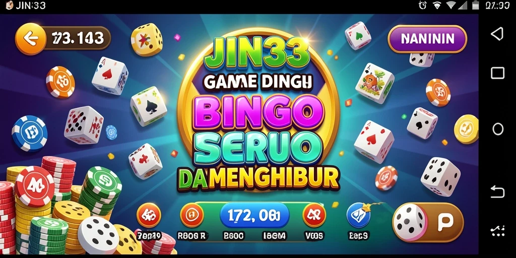 Tampilan gameplay Bingo yang mengasyikkan di JIN33.