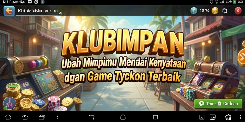 Tampilan gameplay KLUBIMPIAN yang menarik dan penuh strategi.