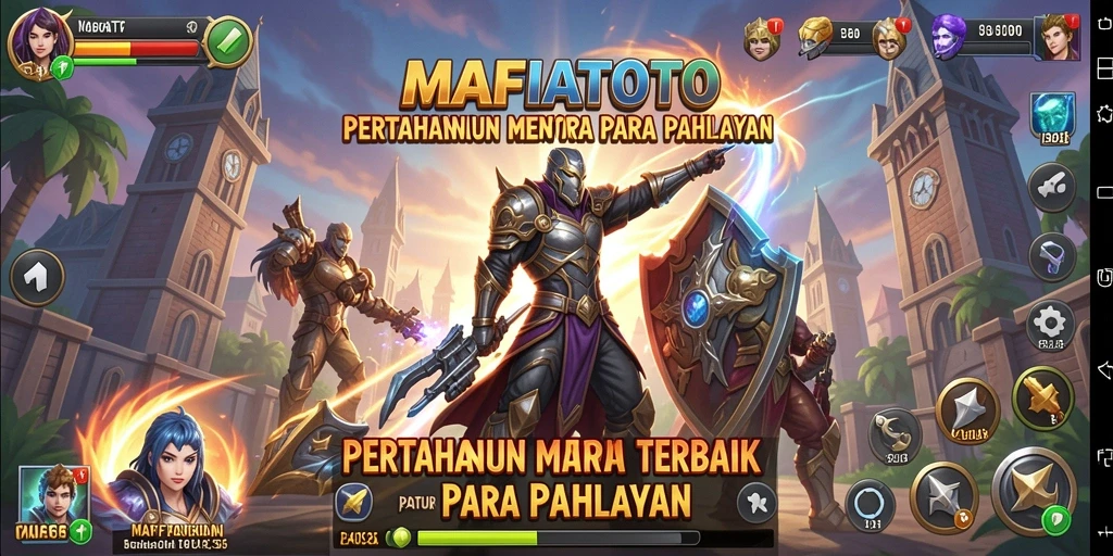 Gameplay seru MAFIATOTO yang penuh strategi Tower Defense.