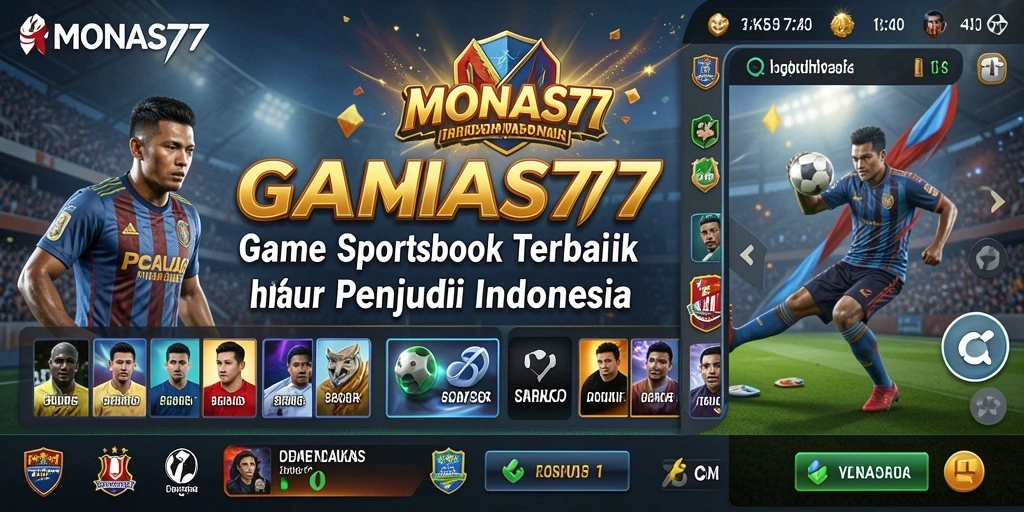 Tampilan gameplay menarik di aplikasi MONAS77 Sportsbook.