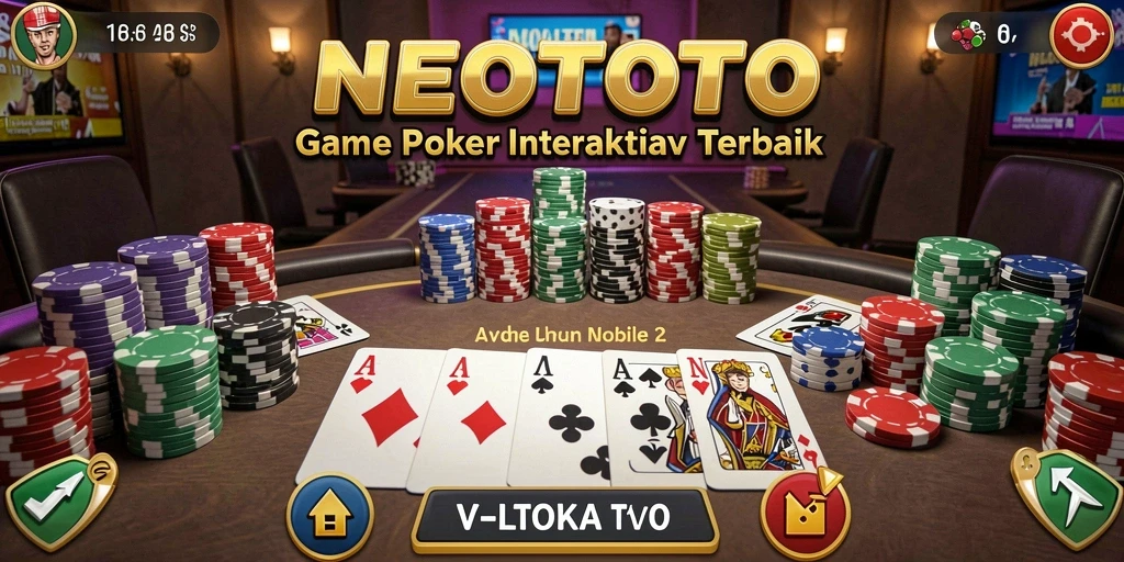 Tampilan gameplay seru dalam permainan poker NEOTOTO.