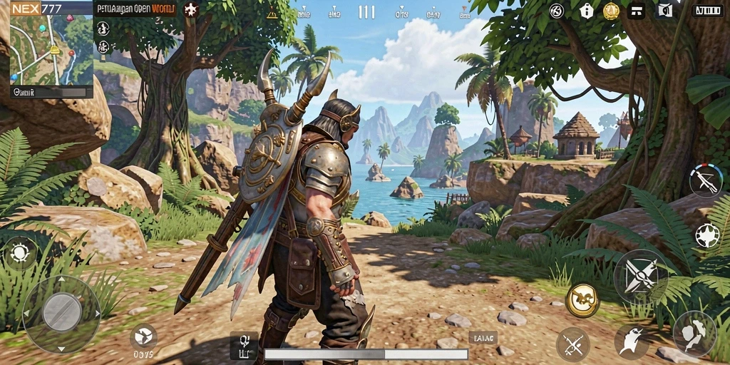 Gameplay Open World NEX777 yang mendebarkan dan penuh warna.