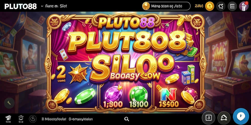 Screenshot gameplay PLUTO88 yang menampilkan keseruan bermain Slot.
