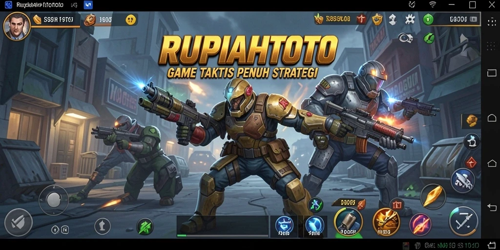 Tampilan permainan RUPIAHTOTO dengan aksi taktis yang seru.