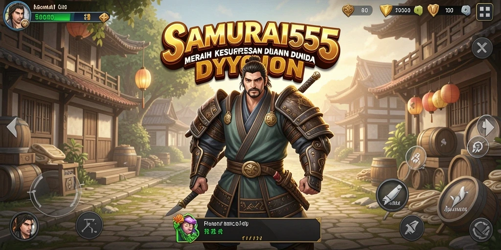 Tampilan menarik dari gameplay SAMURAI555 yang menunjukkan manajemen bisnis.