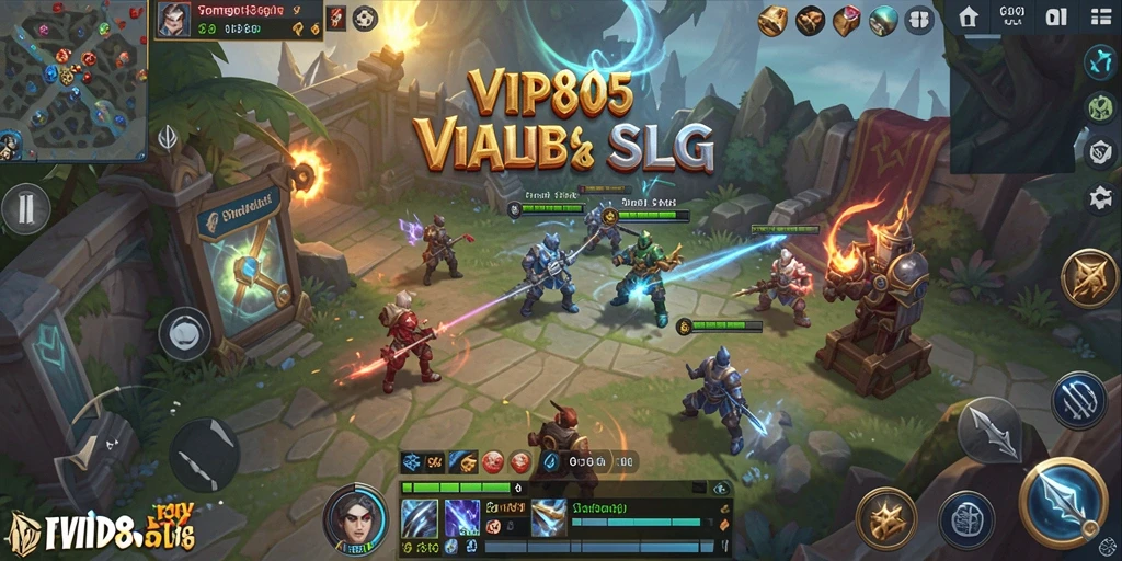 Tampilan gameplay VIP805 dengan strategi yang mendalam dan pertempuran seru.