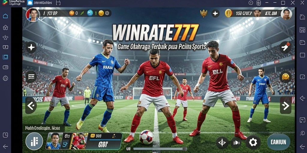 Tampilan menarik dari gameplay WINRATE777 dengan aksi olahraga yang seru.