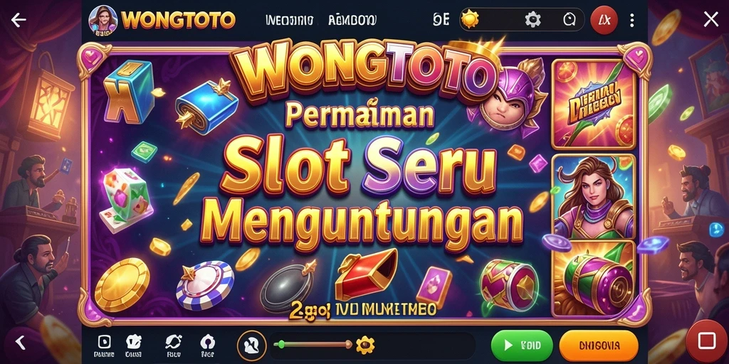 Gameplay seru di WONGTOTO dengan berbagai tema menarik.