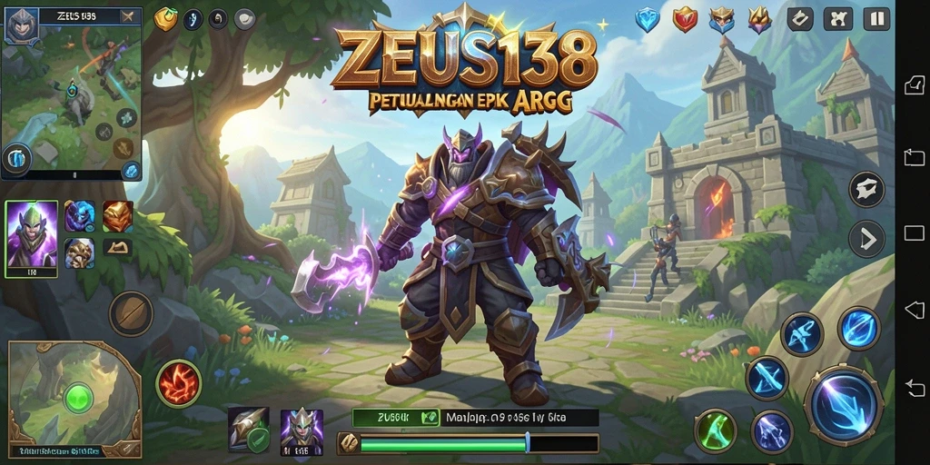 Tampilan menarik dari gameplay ARPG dalam ZEUS138.